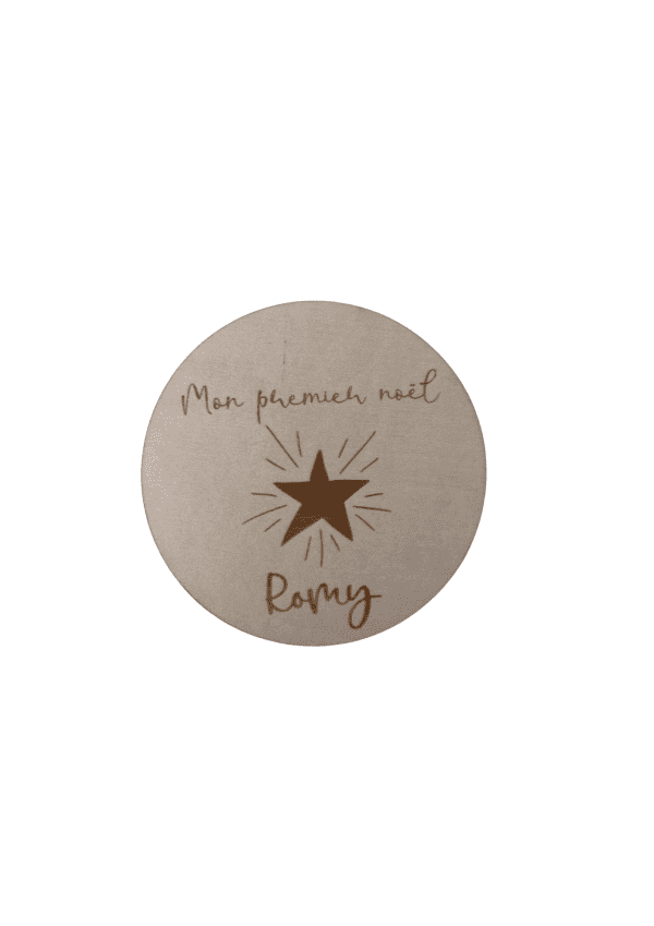Carte bois noël