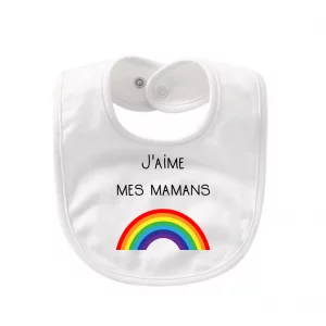 Bavoir arc-en-ciel Lgbt