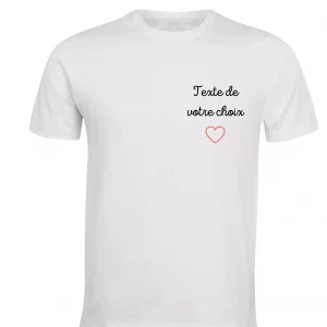 Tee-shirt homme à personnaliser