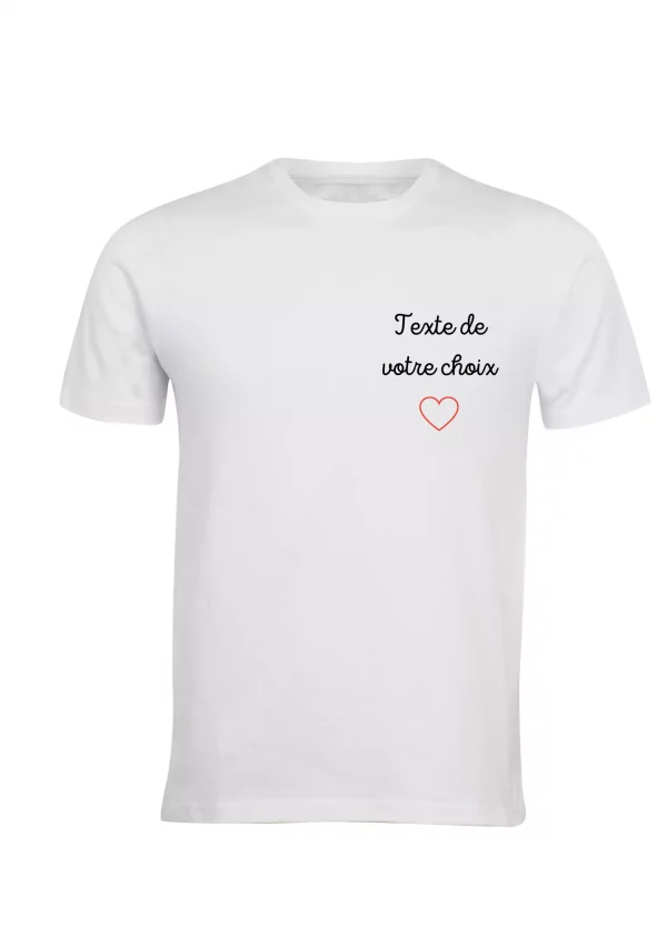 Tee-shirt homme à personnaliser