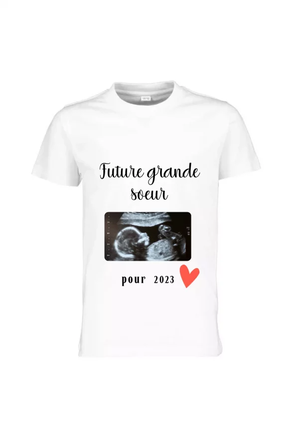 Tee-shirt enfant échographie