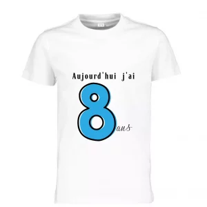 Tee-shirt enfant anniversaire