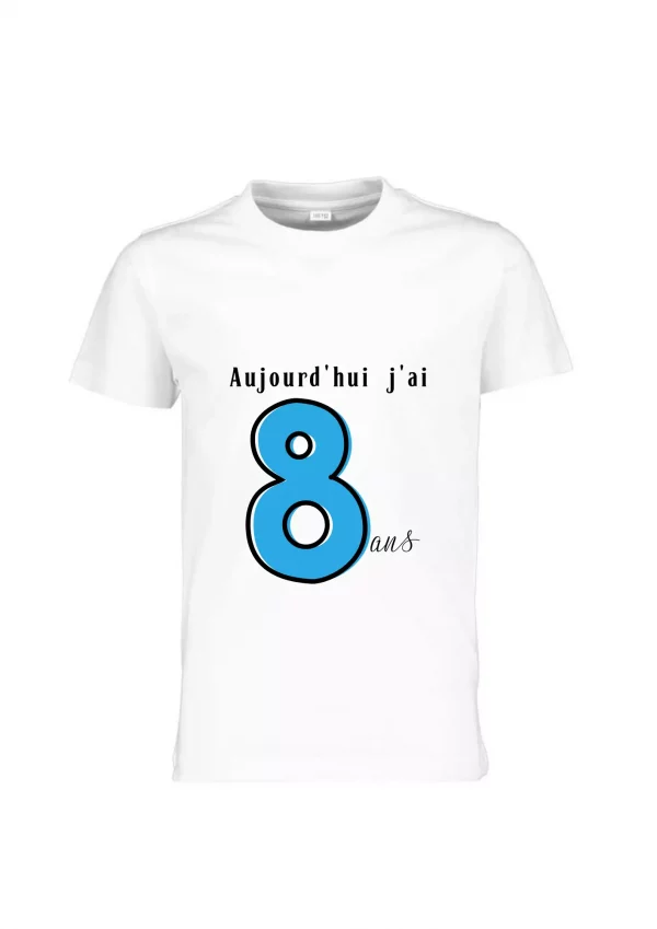 Tee-shirt enfant anniversaire