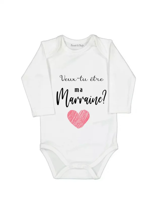 Body bébé demande marraine