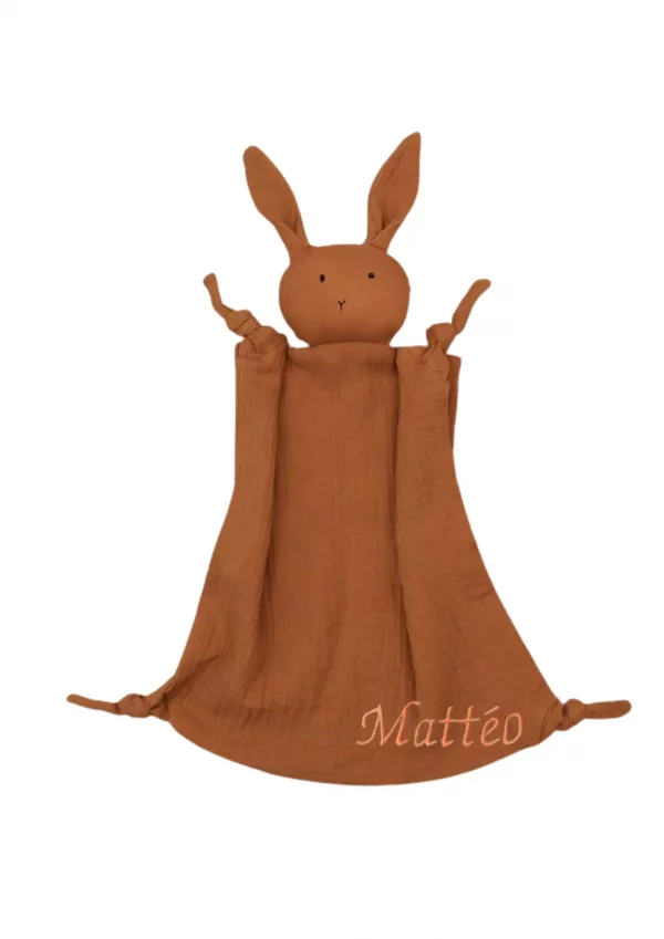 Doudou lange marron
