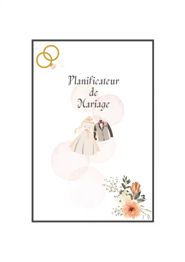 Carnet planificateur de mariage