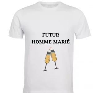 Tee-shirt homme coupe de champagne