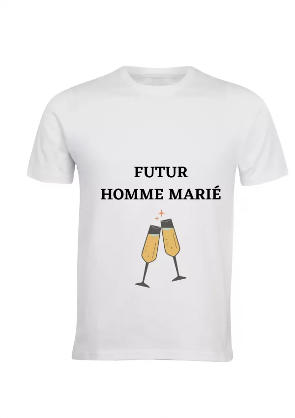 Tee-Shirt homme coupe de champagne