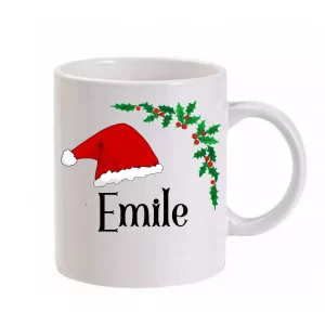 Mug houx noël