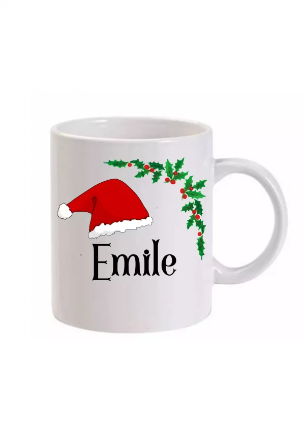 Mug houx noël