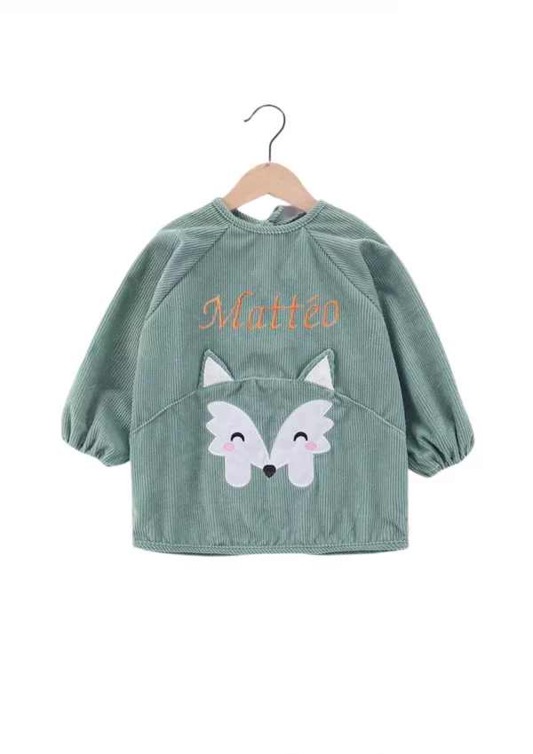 Blouse renard verte