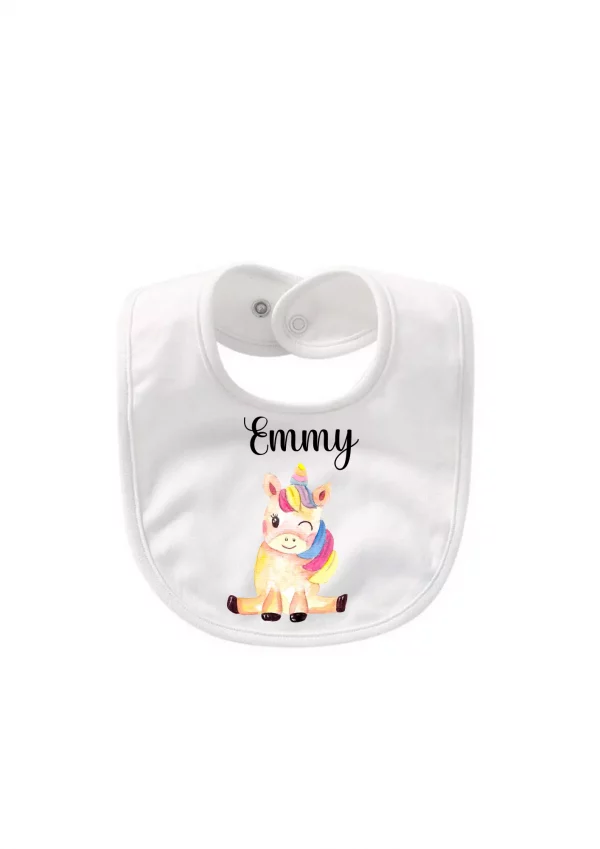 Bavoir licorne