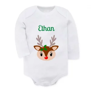 Body bébé tête élan