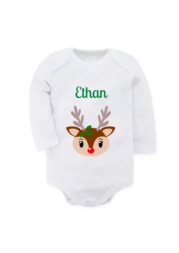 Body bébé tête élan