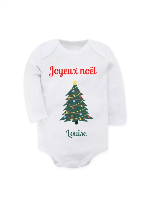 Body bébé joyeux noël
