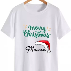 Tee-shirt femme merry christmas