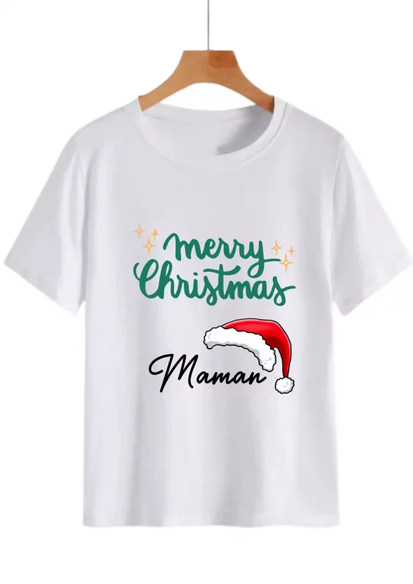Tee-shirt femme merry christmas