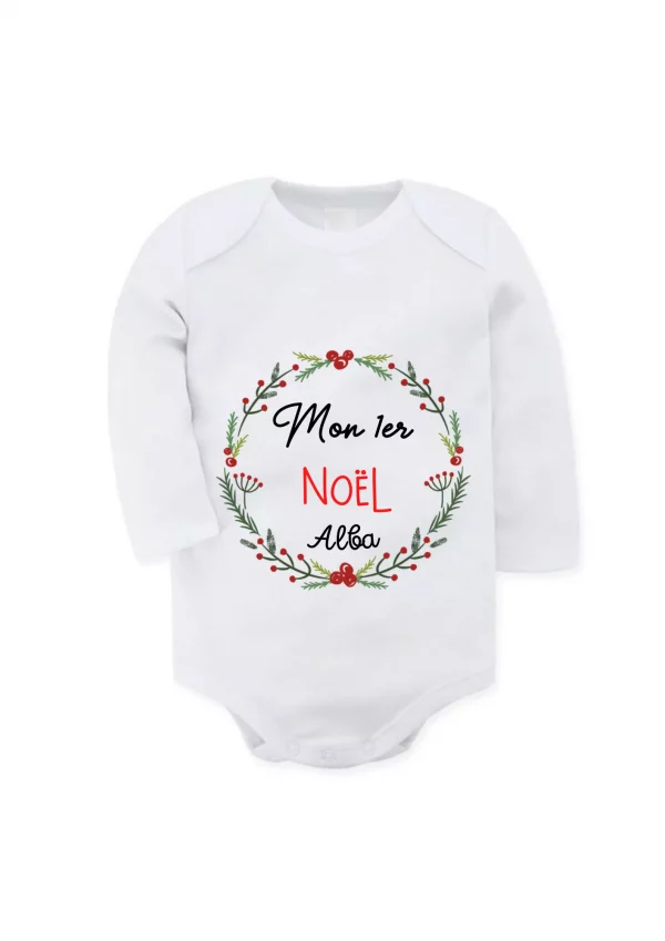Body bébé 1er noël