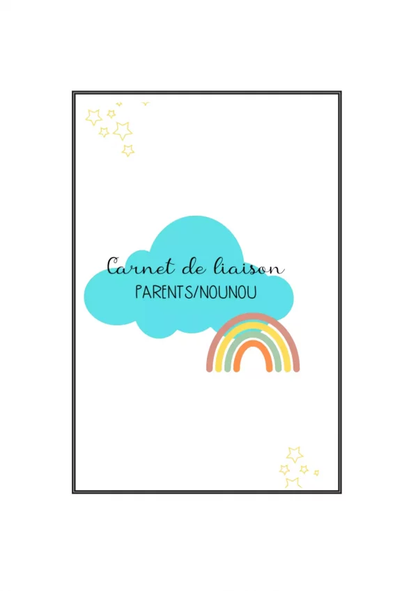 Cahier liaison parents/nounou