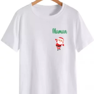 Tee-shirt femme père noël
