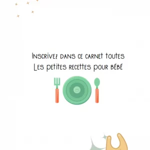 Carnet de recettes pour bébé