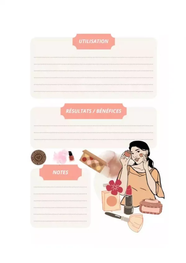 Carnet de recettes cosmétiques – Image 3