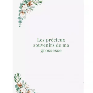 Journal de grossesse coton