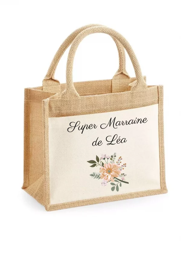 Sac cabas fleur