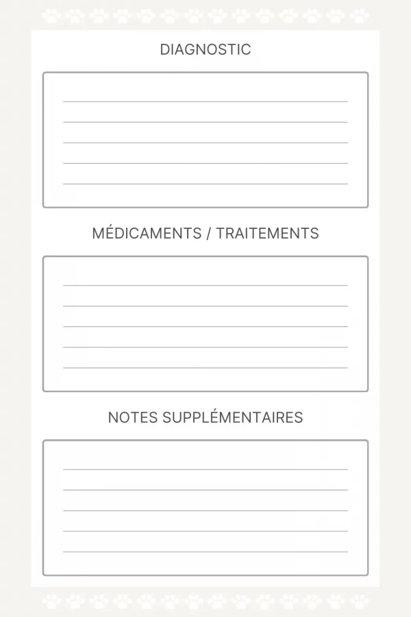 Carnet de santé chat – Image 5