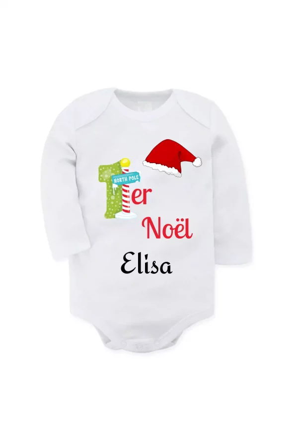 Body bébé premier noël