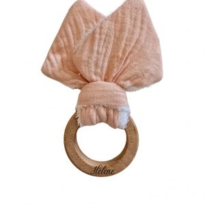 Hochet oreilles rose