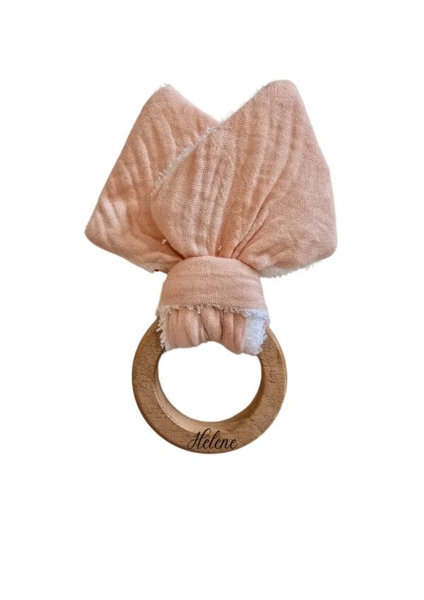 Hochet oreilles rose