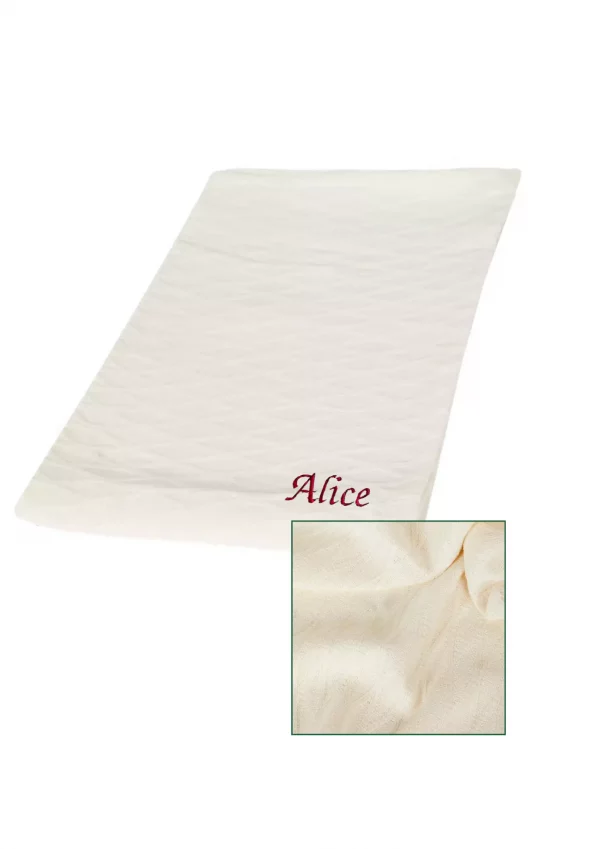 Couverture bébé écrue