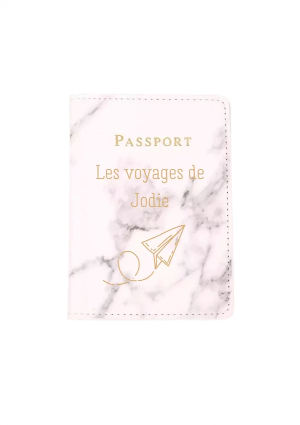 Protège passeport gris