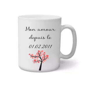 Mug arbre coeur