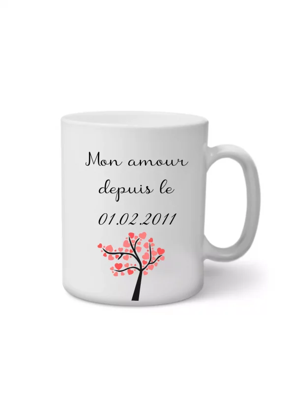 Mug arbre coeur