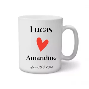 Mug coeur