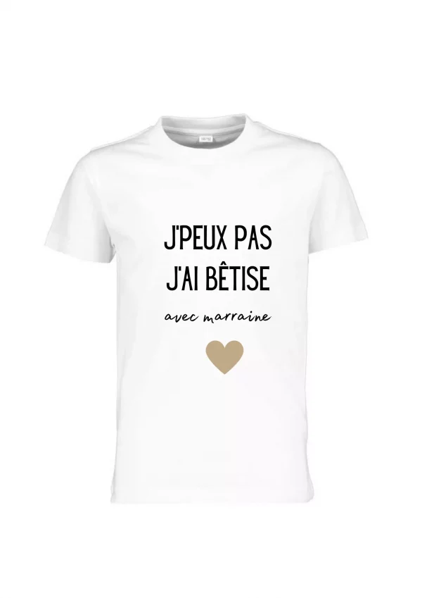 Tee-shirt enfant jpeux pas