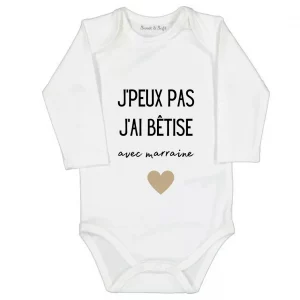 Body bébé Jpeux pas