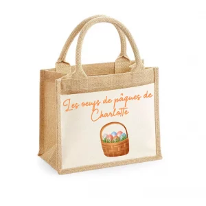 Sac cabas panier pâques