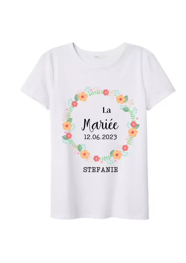 Tee-shirt femme mariée EVJF