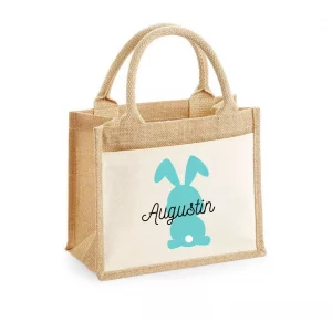 Sac cabas enfant lapin pâques