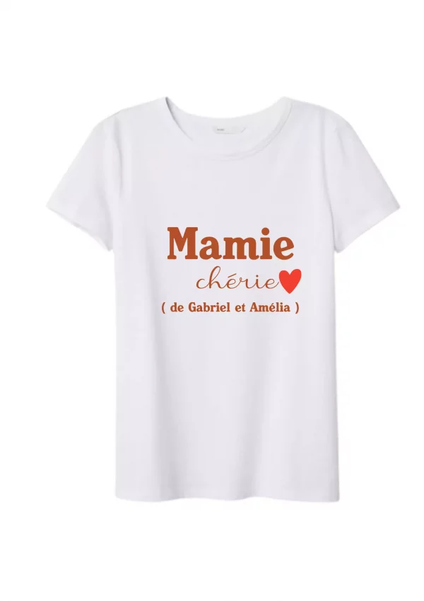 Tee-shirt femme mamie chérie