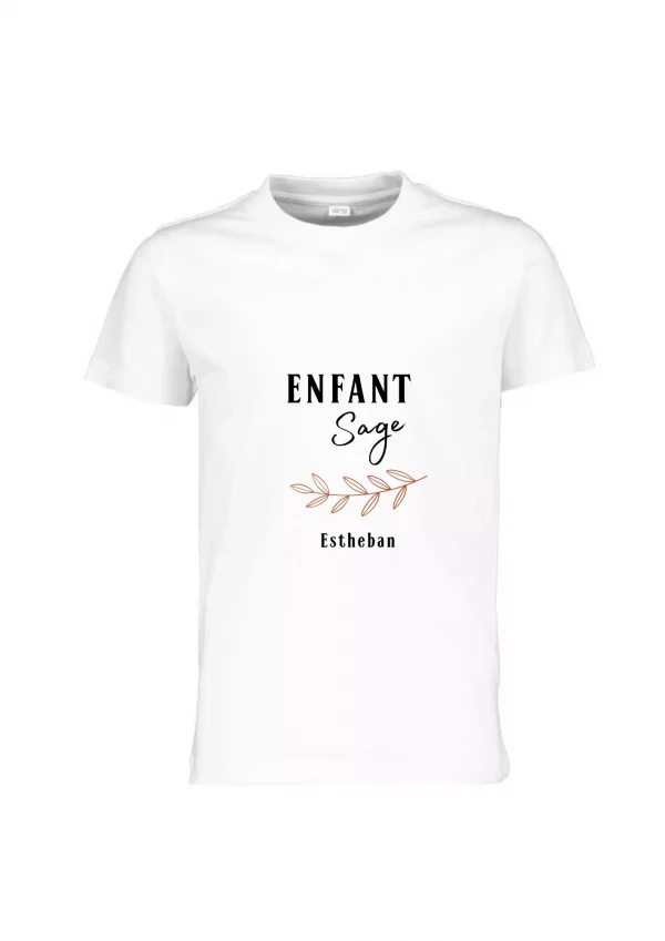 Tee-shirt enfant sage