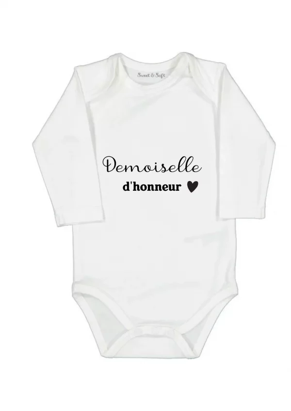Body bébé demoiselle d'honneur