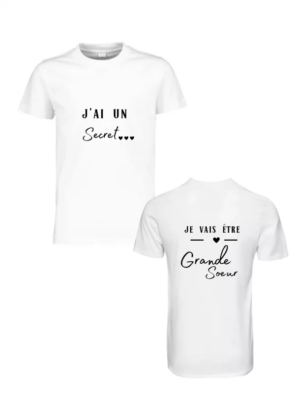 Tee-shirt enfant grande soeur