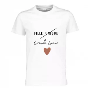 Tee-shirt enfant fille unique