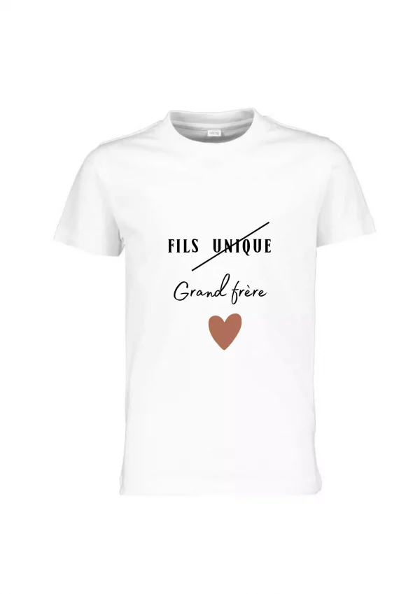Tee-shirt enfant fils unique