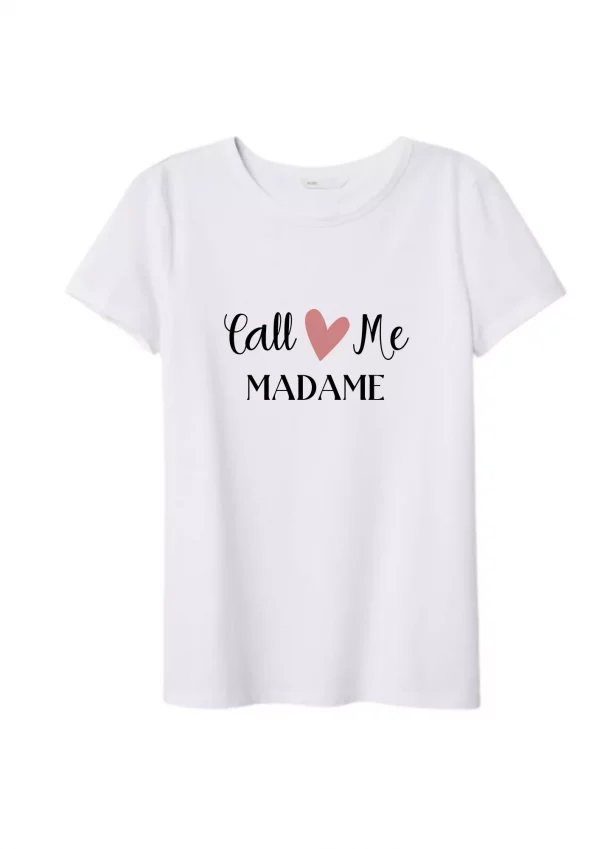 Tee-shirt femme call me