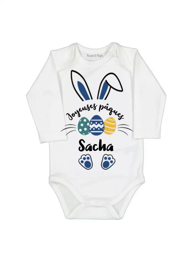 Body bébé joyeuses pâques